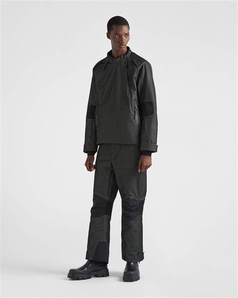 prada sgv 926 skijacke|Black/silver Reflective Fabric Ski Jacket .